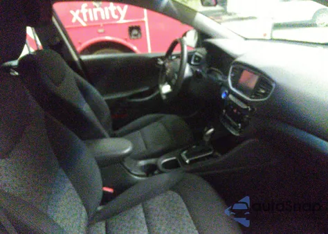 2017 Hyundai Ioniq Hybrid Blue z USA, uszkodzony, nr VIN KMHC65LC6HU032269